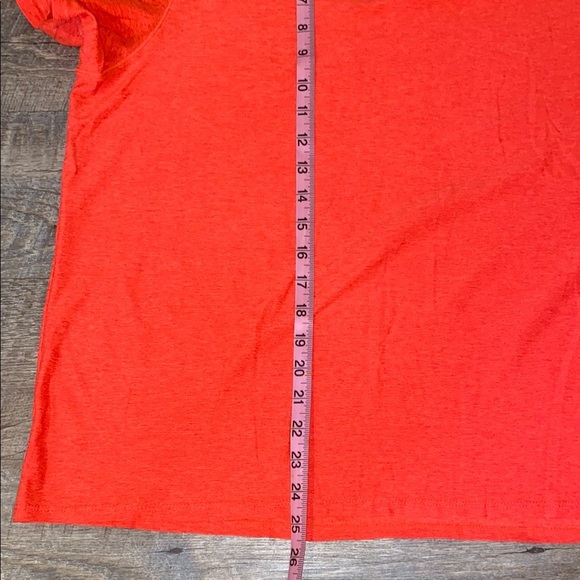 Bright Coral Classic Fit Short Sleeve Women's Crewneck Tee Shirt Size XXL (20) - Picture 2 of 8